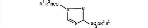 wherein R1 to R4 are selected from hydrogen or aliphatic substituents and wherein each substituent...