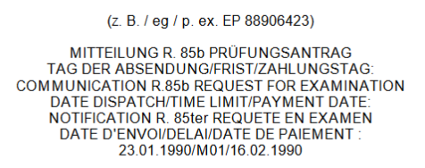 5. Renewal fees: payment of the additional fee under Article 86(2)...