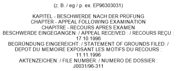 V. Communication under Rule 58(5)...