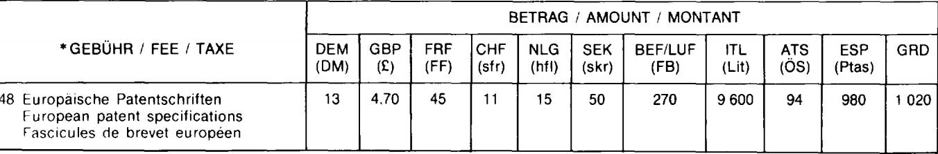 Les exemplaires supplémentaires du fascicule de brevet seront envoyés à l'adresse indiquée dans la...