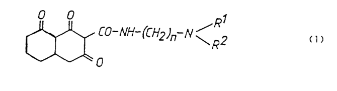 où n est un nombre de 1 à 6, et où R1 et R2 représentent chacun un groupe alcoyle de 1 à 4 atomes...