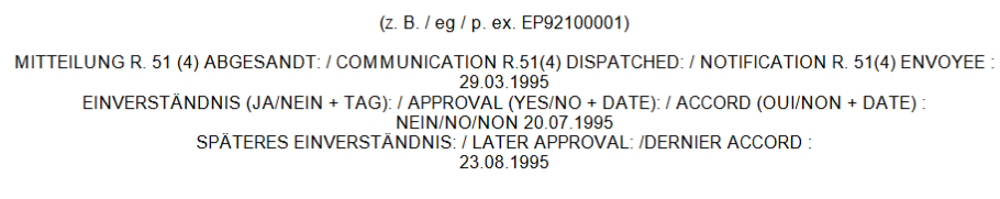 III. Requête en examen accéléré (cf. JO OEB 1997,...