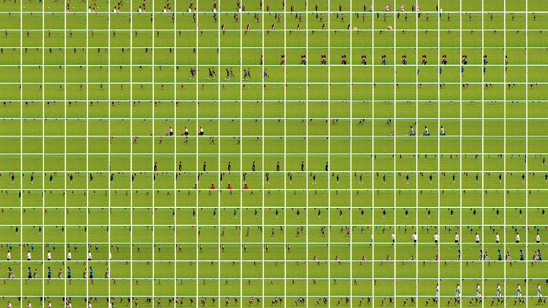 Green, two minutes, 2001 80 x 120 x 11 cm Inkjet print, foil, lightboxes