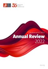 Cover of "Annual review 2022"