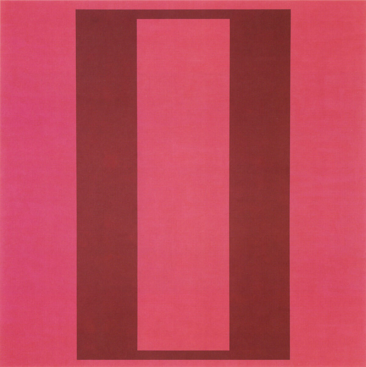 ​​​​​​​Red in Red, 2001 Peinture acrylique, pigment, toile 160 x 160 x 8 cm 