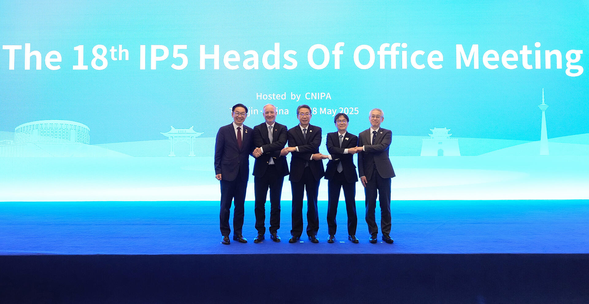 Figure 16 - Co-operation with our IP5 partners in Tianjin, China