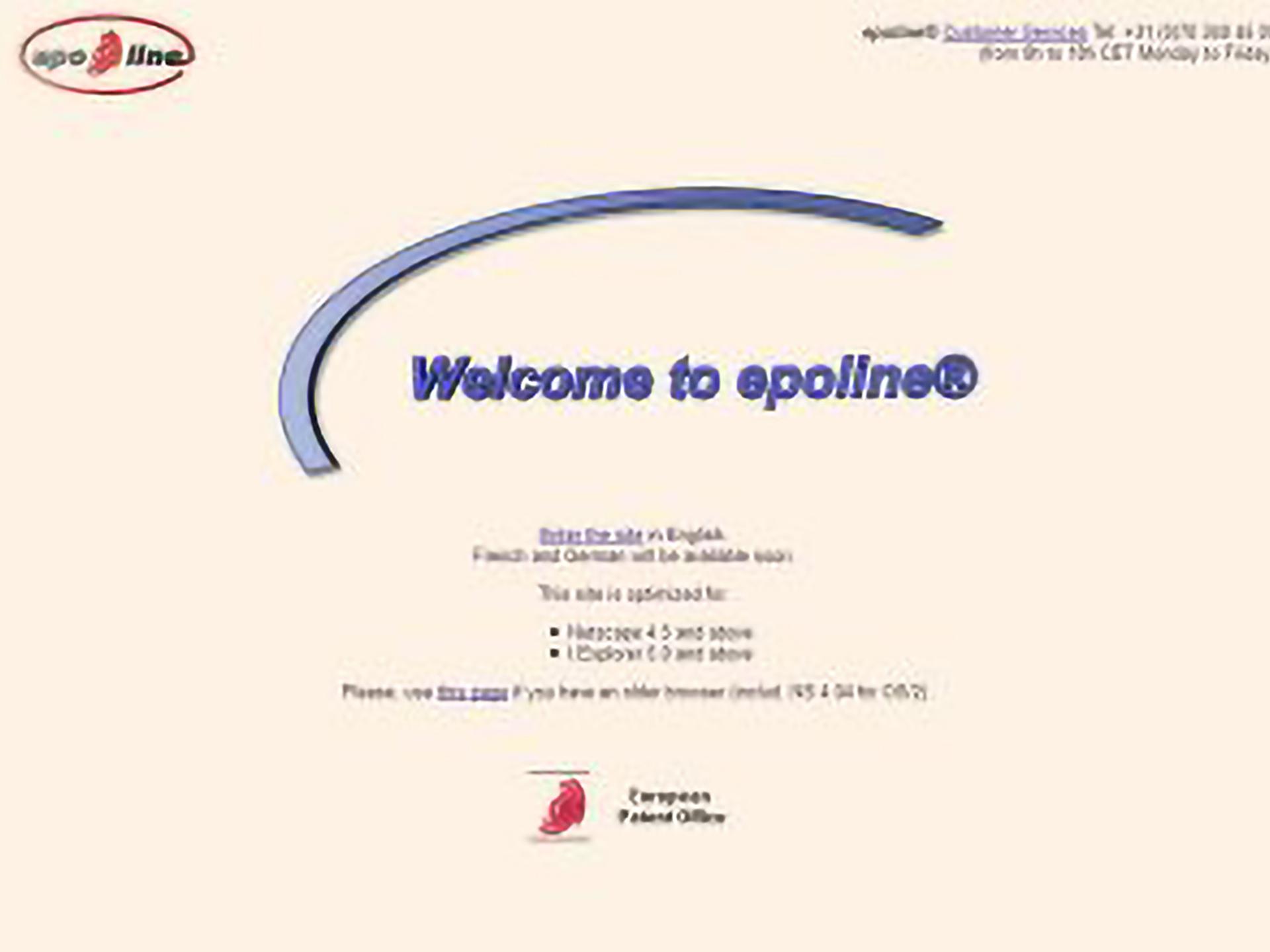 Welcome to epoline