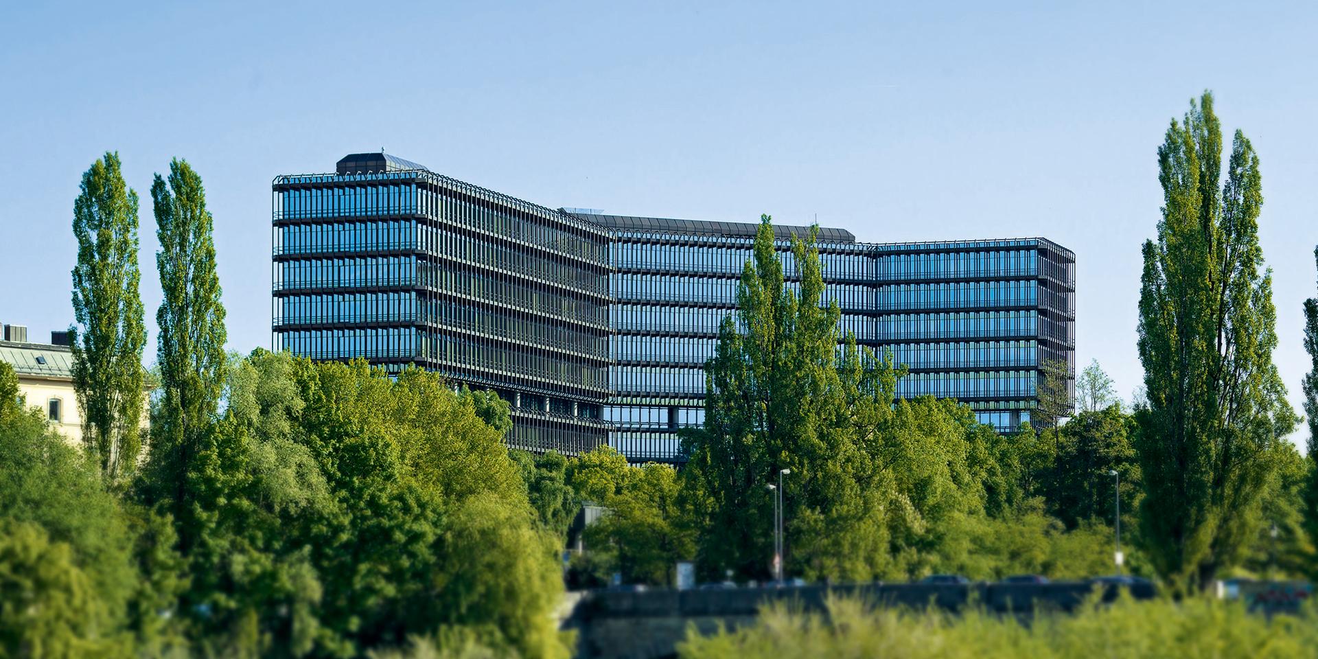 Isar building in Munich