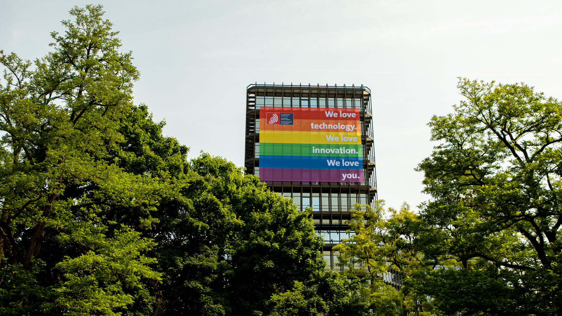 Pride banner Munich 2026