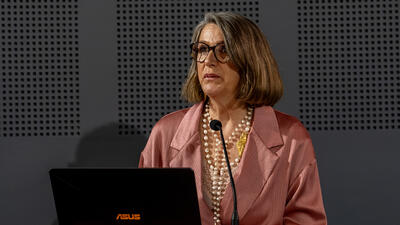 President of INPI Portugal’s Directive Council, Ana Bandeira. Photo by Tiago Albinski.