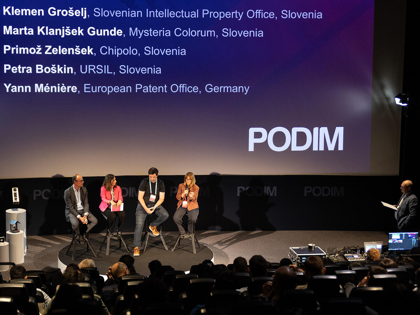 Panel discussion at PODIM event