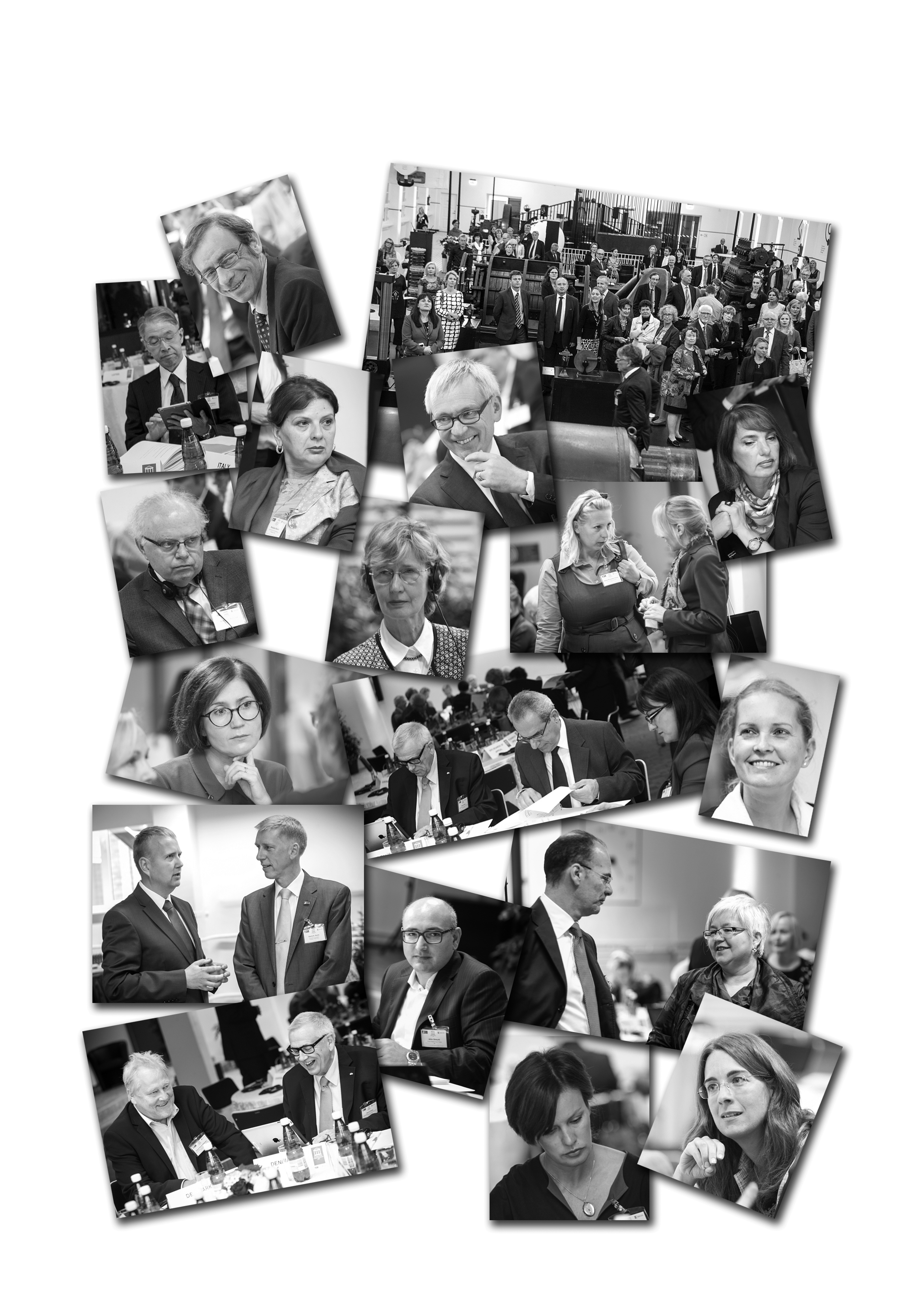Les participants au 17e Colloque des juges européens de...