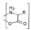 où le ligand  est un résidu acide α-aminé choisi parmi la glycine (structure 16), la L-alanine...