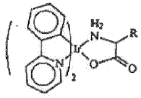 wherein the ligand  is an α-amino acid residue selected from glycine, L-alanine, L-valine,...